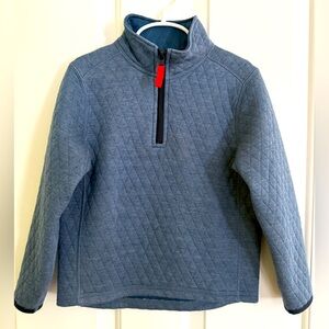 JCrew Little Boys Blue Quilted Pullover